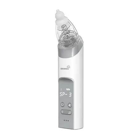 Grownsy nasal aspirator with 3 tips (gray)